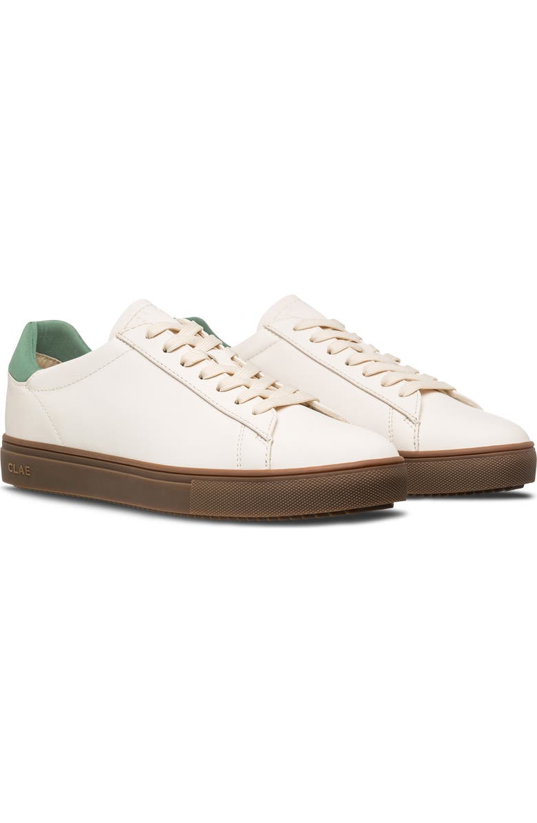 CLAE Bradley Low Top Sneaker, Main, color, Offwhite Basil Dark Gum