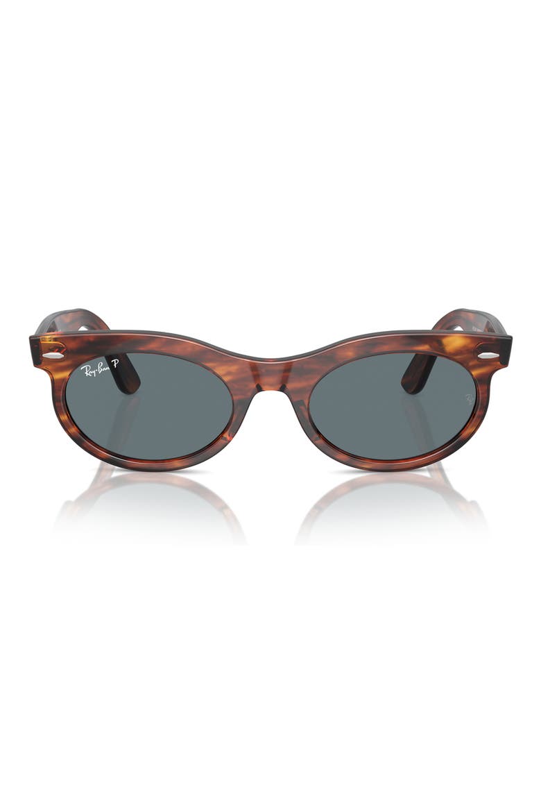 Wayfarer Transitions 50mm Oval Sunglasses, Main, color, STRIPED HAVA