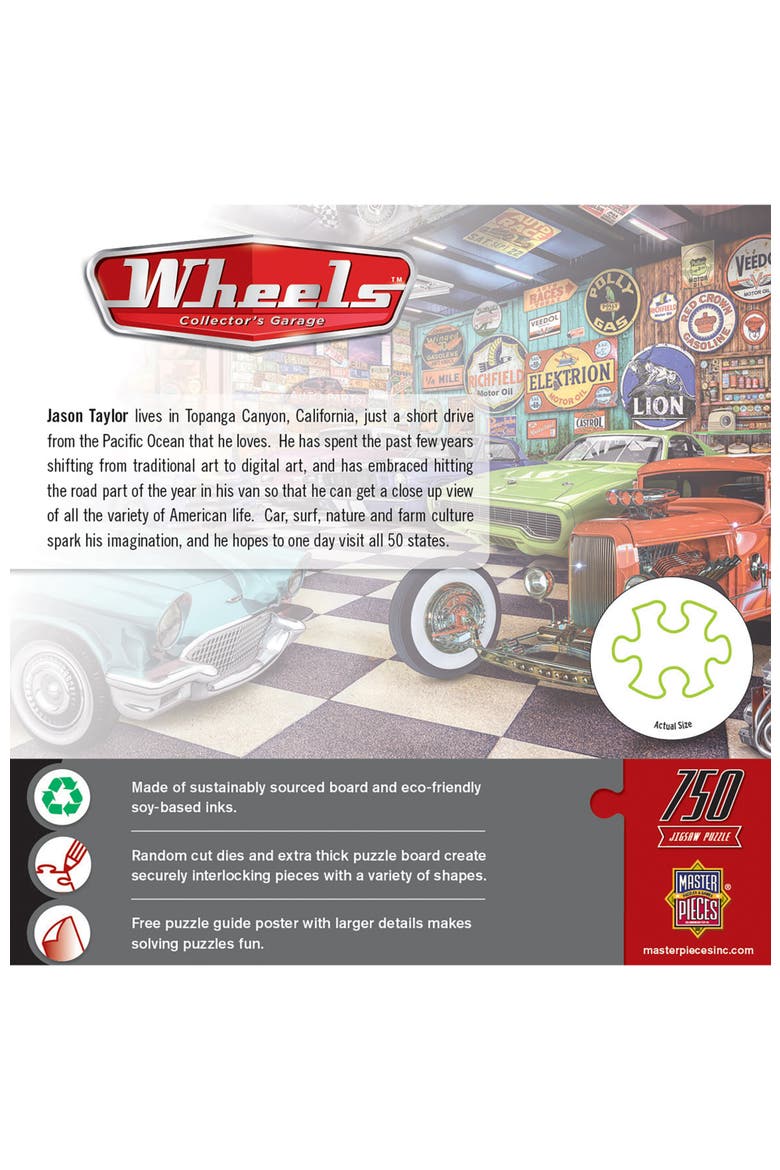Collector's Garage 750 Piece Puzzle, Alternate, color, Multicolor