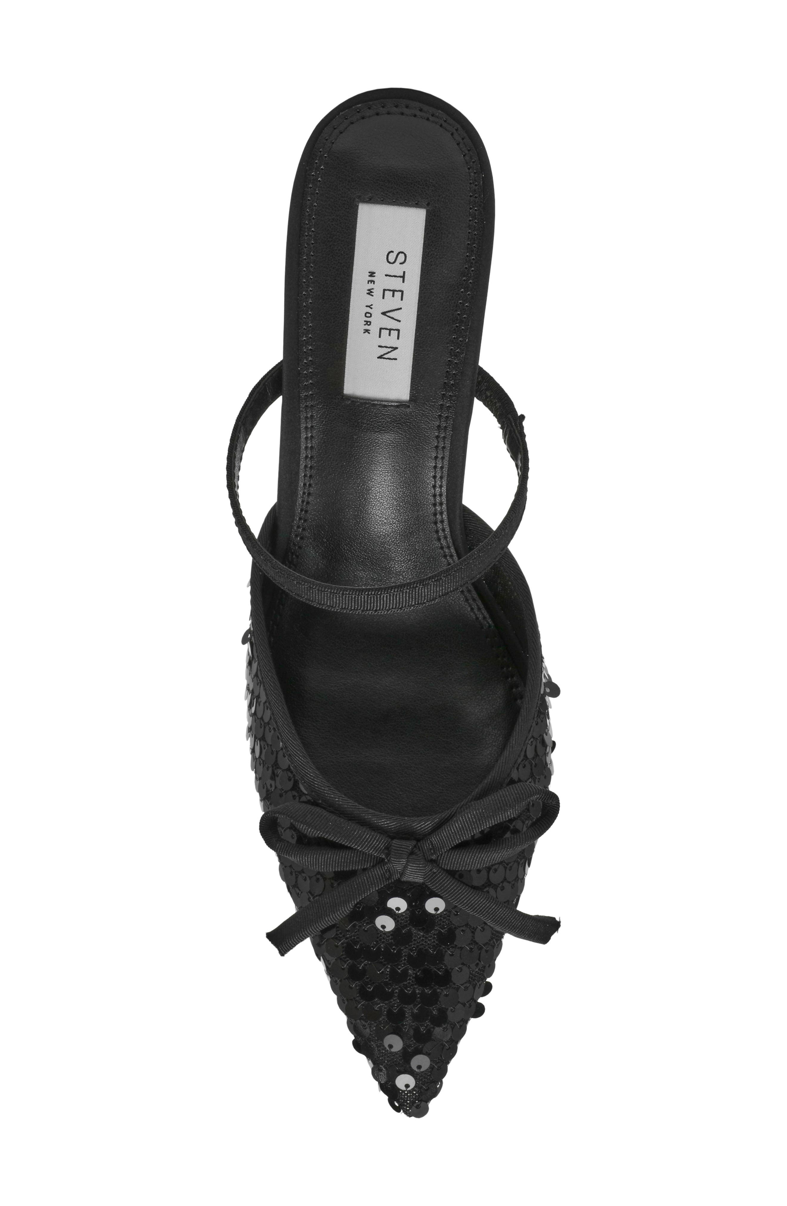 Steven New York Laurie Sequin Mule Pump, Alternate, color, Black Multi
