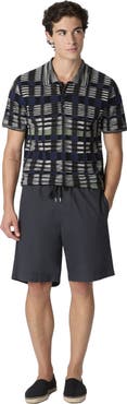 Missoni Cotton Canvas Bermuda Shorts With Zigzag Insert