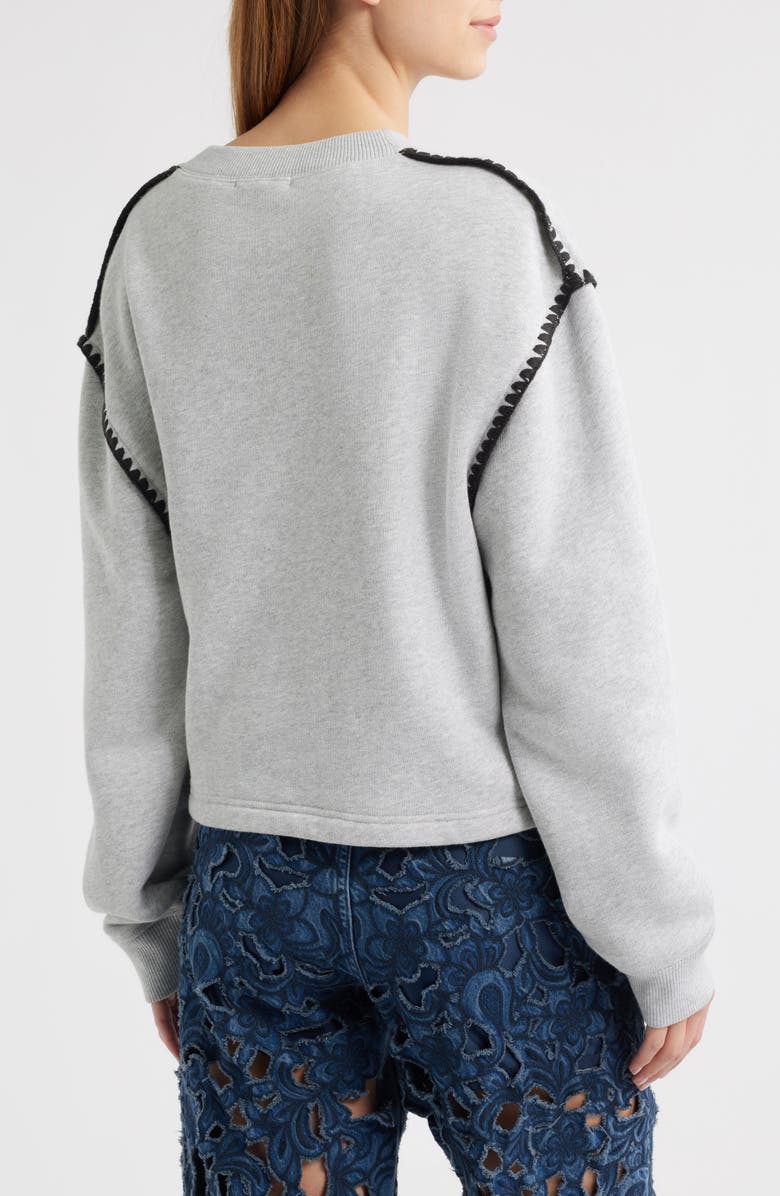 rag & bone Vintage Blanket Stitch Sweatshirt, Alternate, color, 
