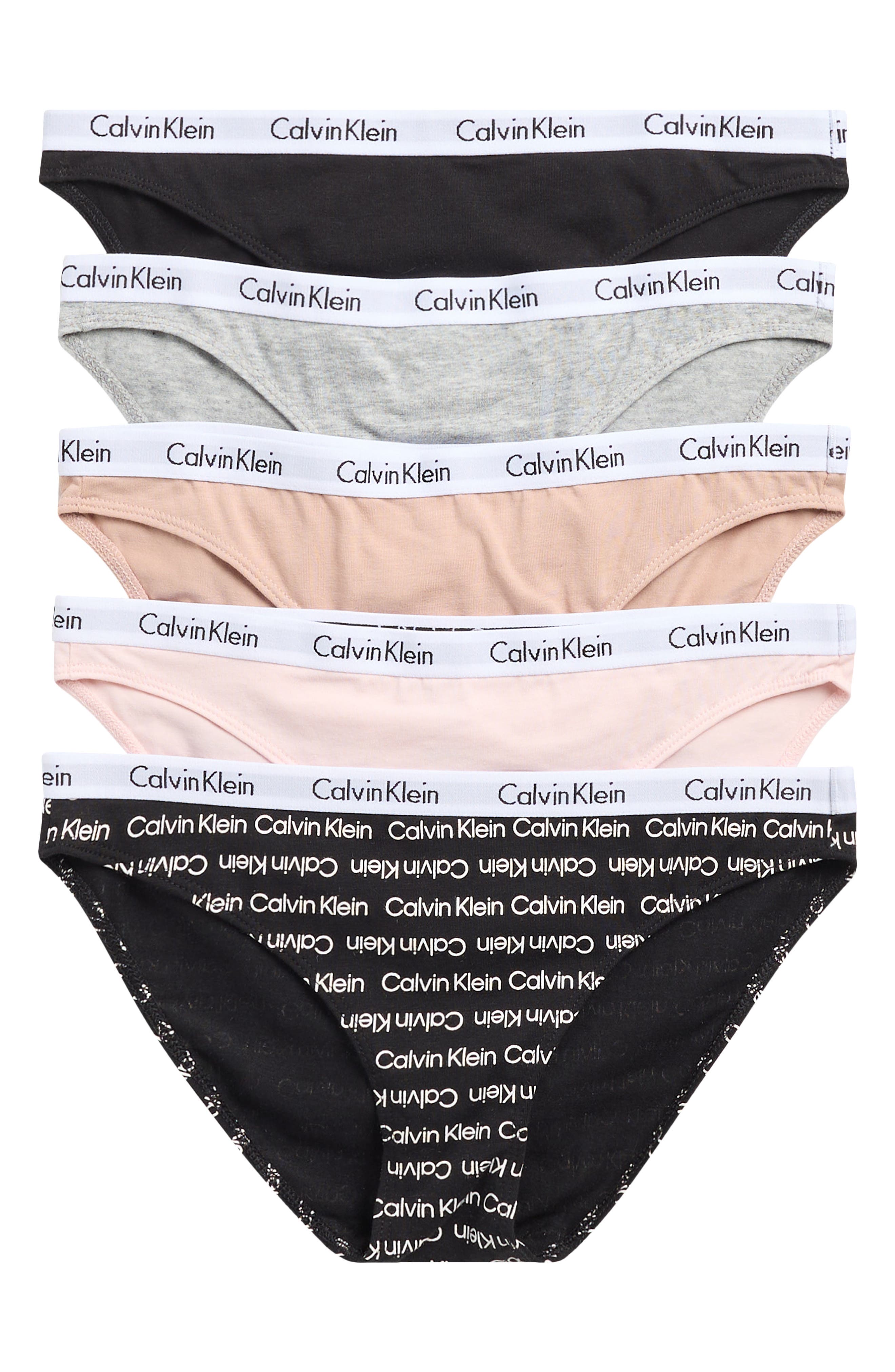 Calvin Klein Logo Bikini - Pack of 5