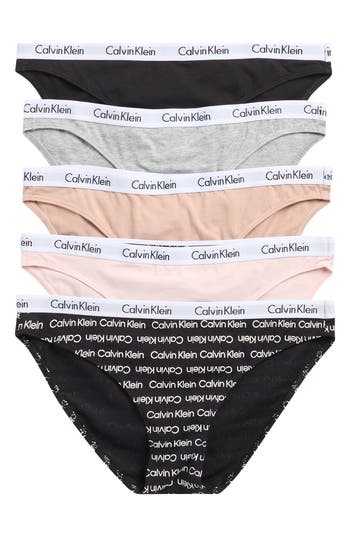Calvin Klein Logo Bikini In Multi