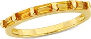 Julianna B. Gemstone Birthstone Anniversary Band 10k