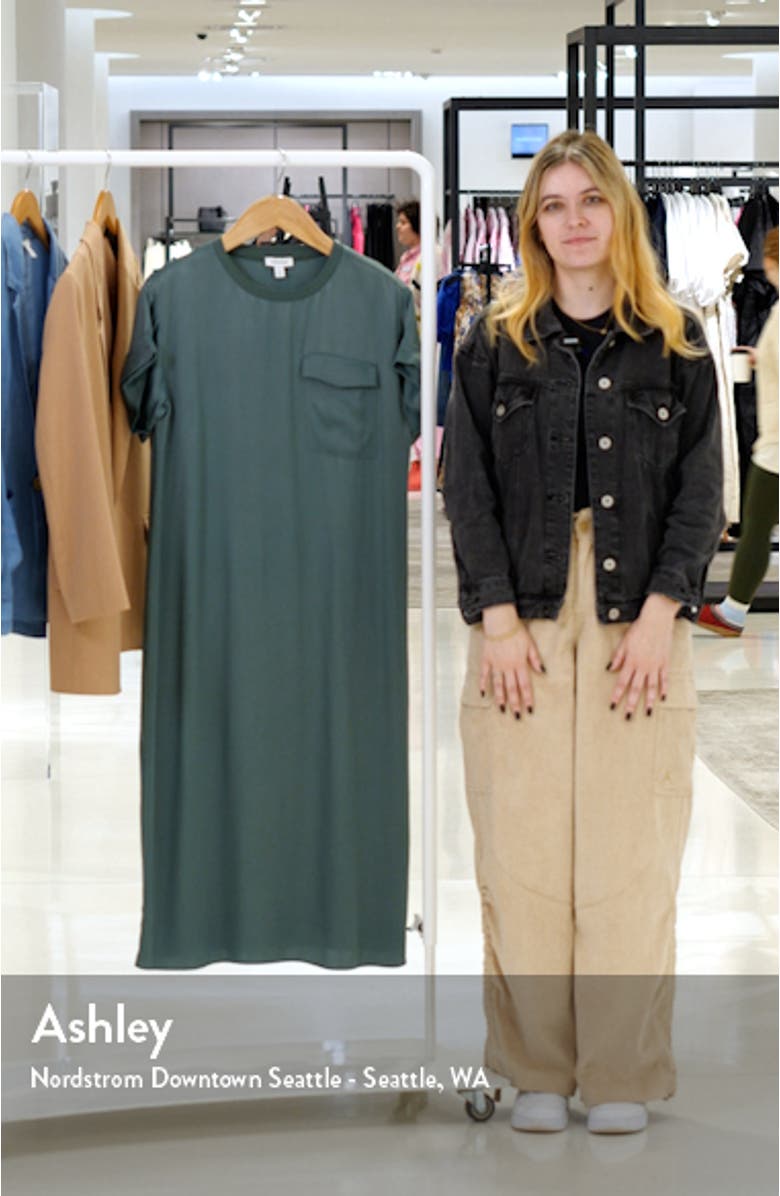 Satin T-Shirt Dress, sales video thumbnail