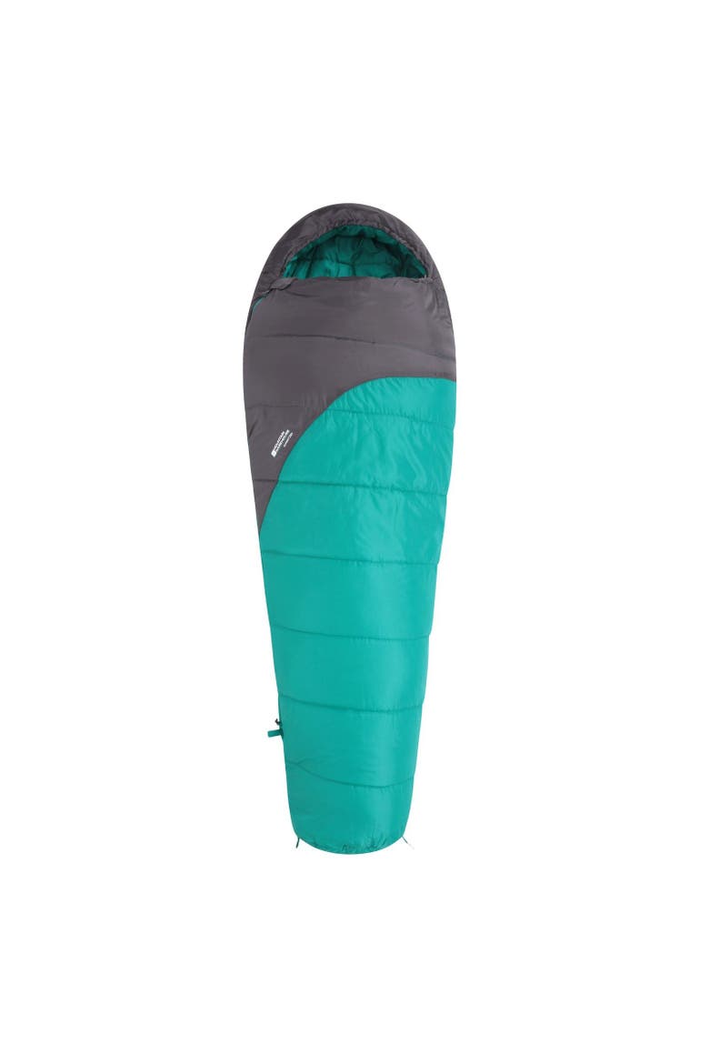 Summit 250 Right Zip Winter Mummy Sleeping Bag, Main, color, Teal
