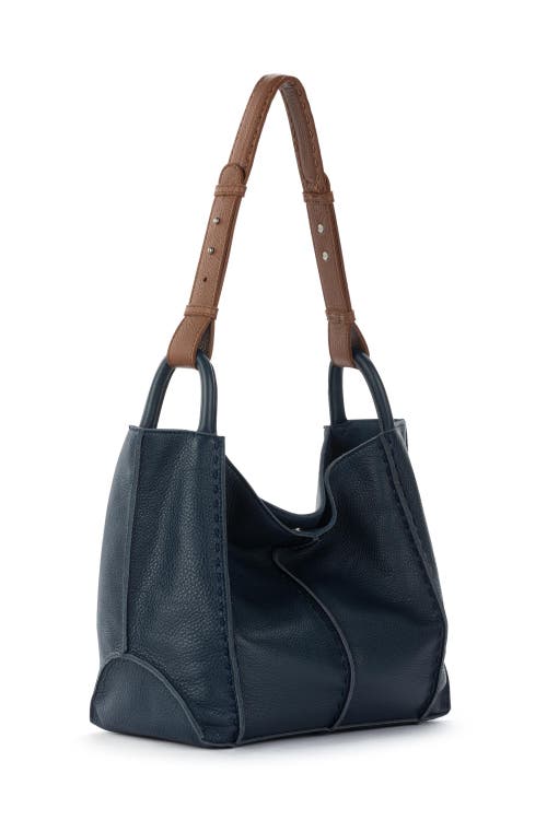 The Sak Los Feliz Medium Tote Leather Bag In Purple