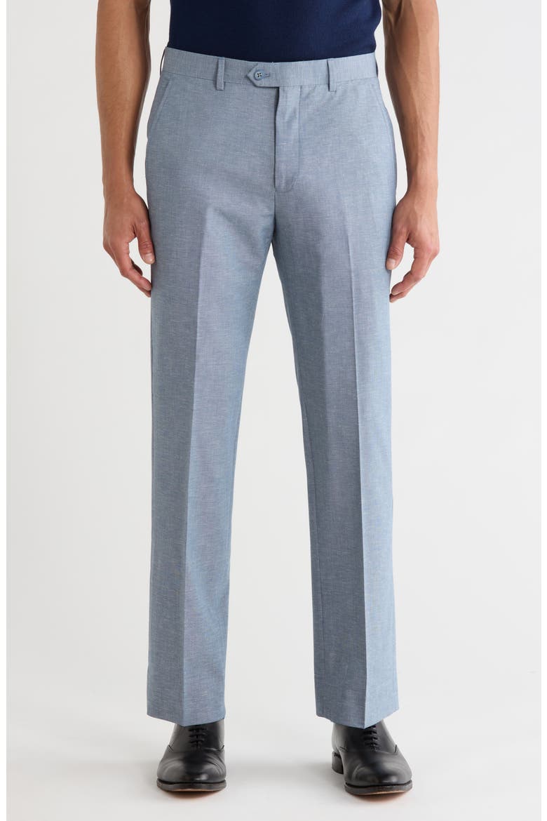 Trim Fit Pants, Main, color, BLUE