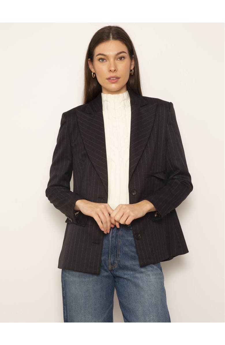 Central Park West Archie Pinstripe Blazer, Main, color, 