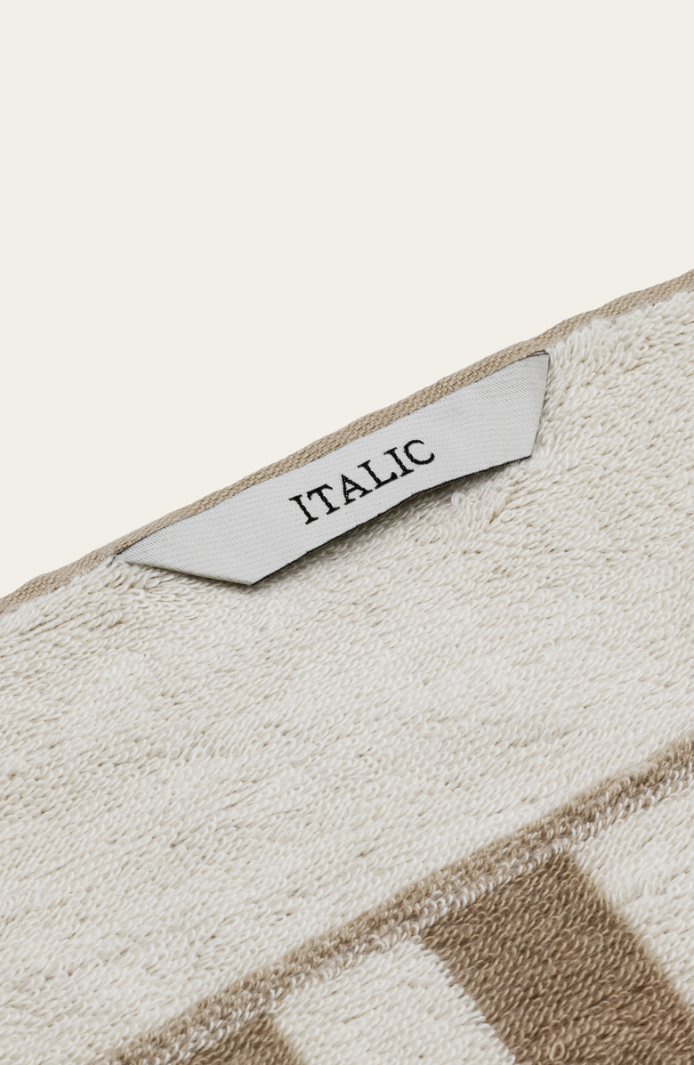 Italic Pietra Bath Sheet Set, Alternate, color, Tan & Ecru