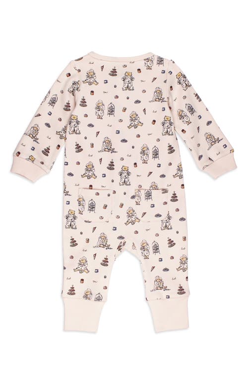 L'ovedbaby X Paddington Bear™ Organic Cotton Zip Romper In Sweet Paddington