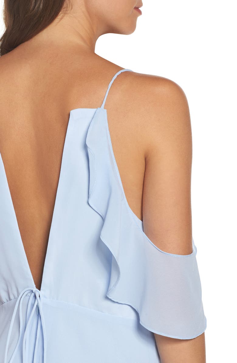 TRUE DECADENCE BY GLAMOROUS Cold Shoulder Maxi Dress, Alternate, color, 