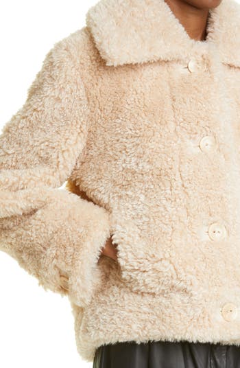 Stand Studio Melina Faux Shearling Jacket | Nordstrom