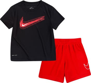Kids' Dri-FIT Graphic T-Shirt & Shorts Set