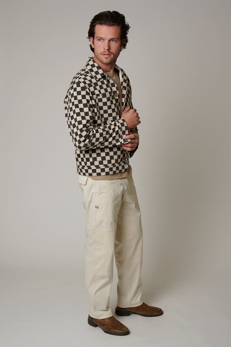 Checkmate Ranch Jacket, Alternate, color, Beige Checkered