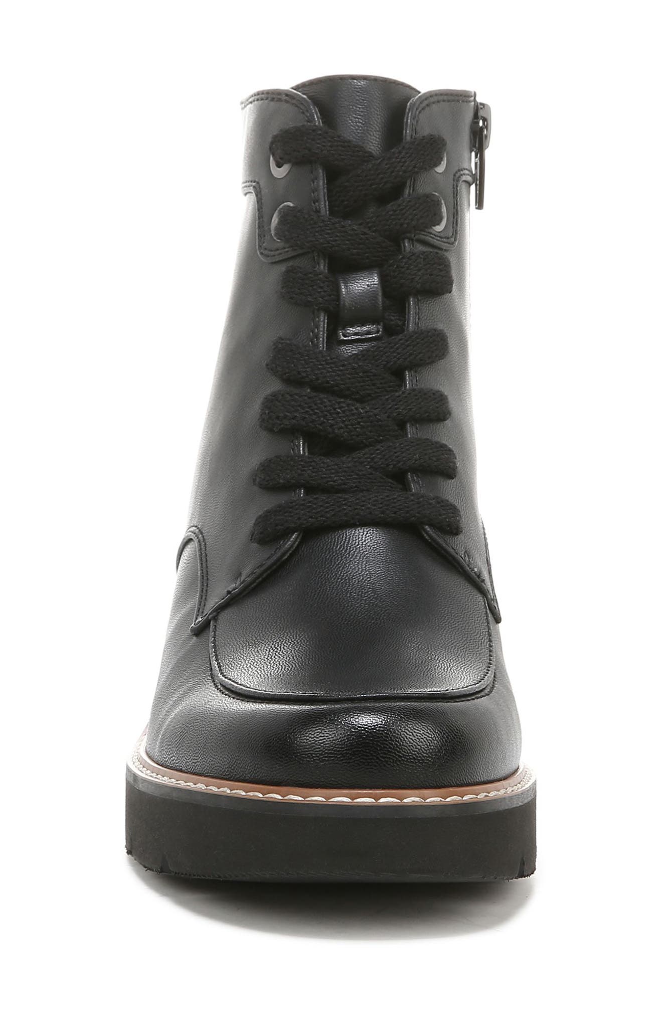 Naturalizer Catherine Lace-Up Lug Sole Boot - Wide Width Available, Alternate, color, 