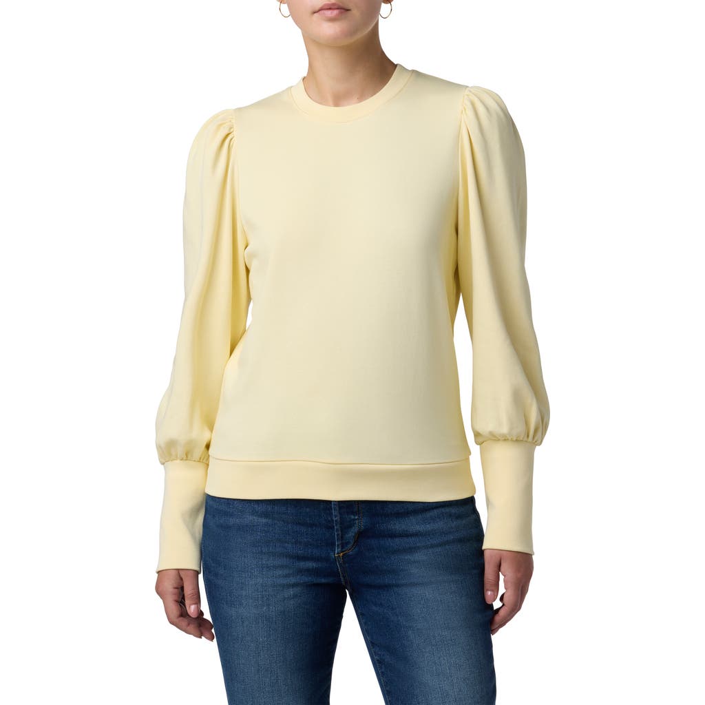 Shop Joe's Puff Sleeve Sweatshirt In Anise Flower