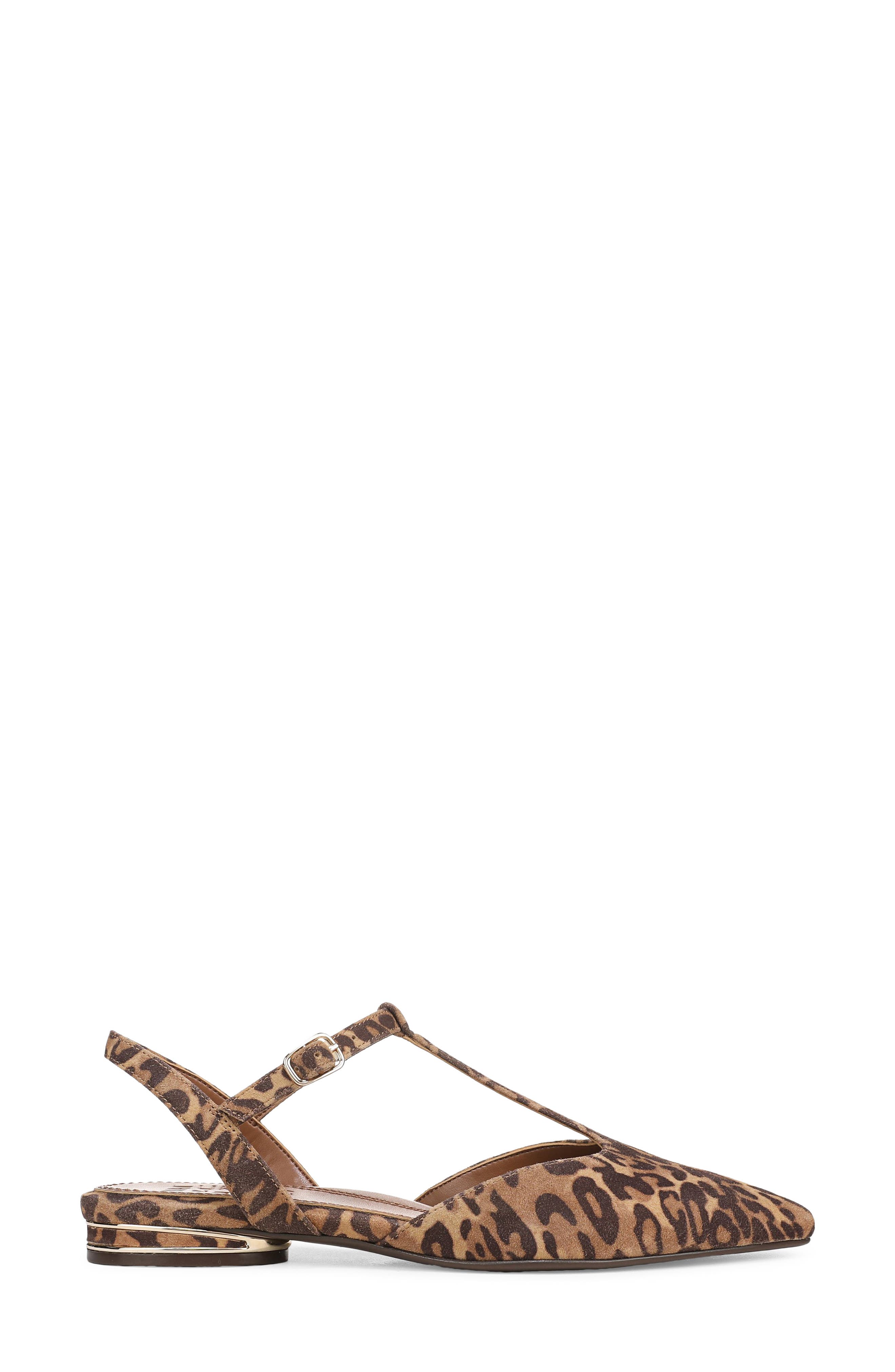 Harlie Flat, Alternate, color, DARK BROWN CHEETAH PRINT