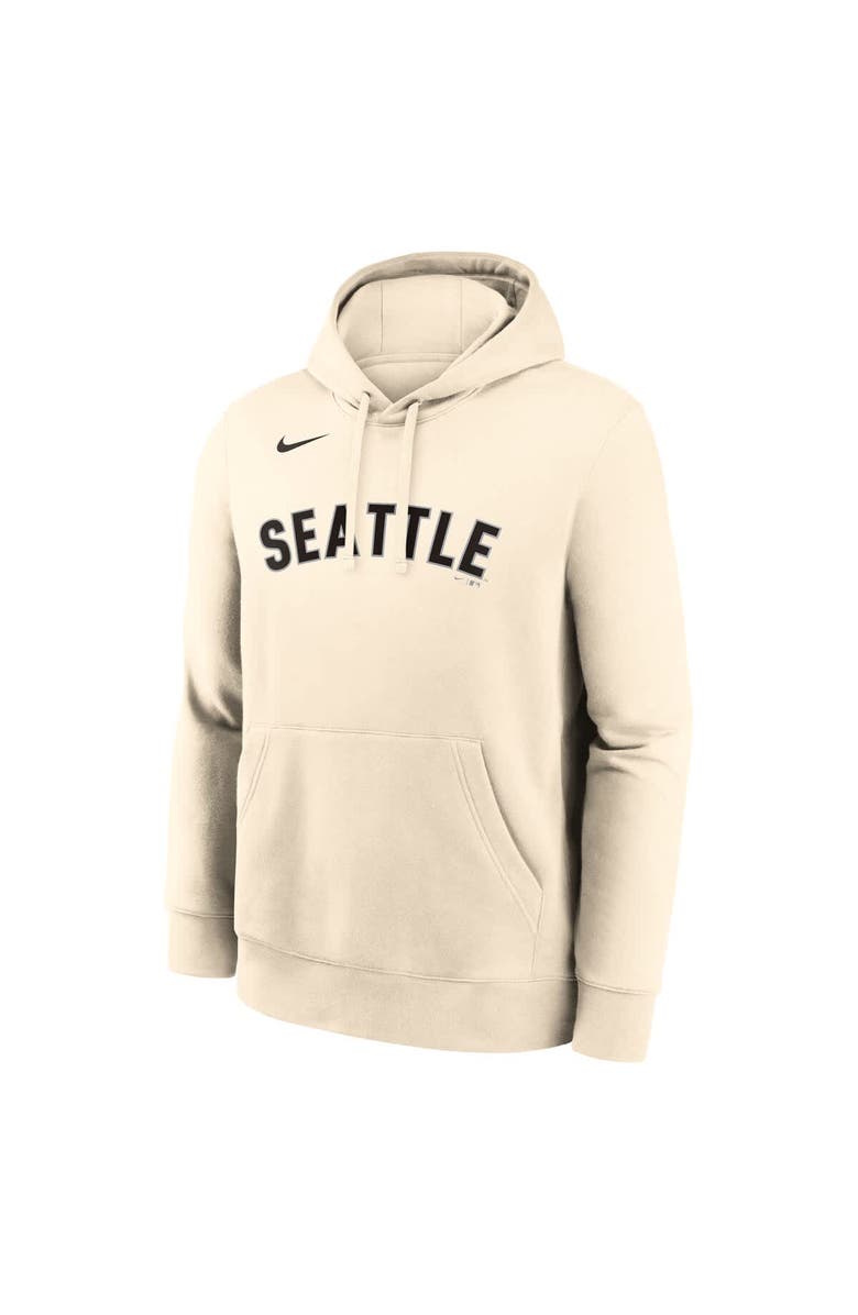 Nike Men's Nike  Cream Seattle Mariners Alternate Club Fleece Hoodie, Alternate, color, Cream