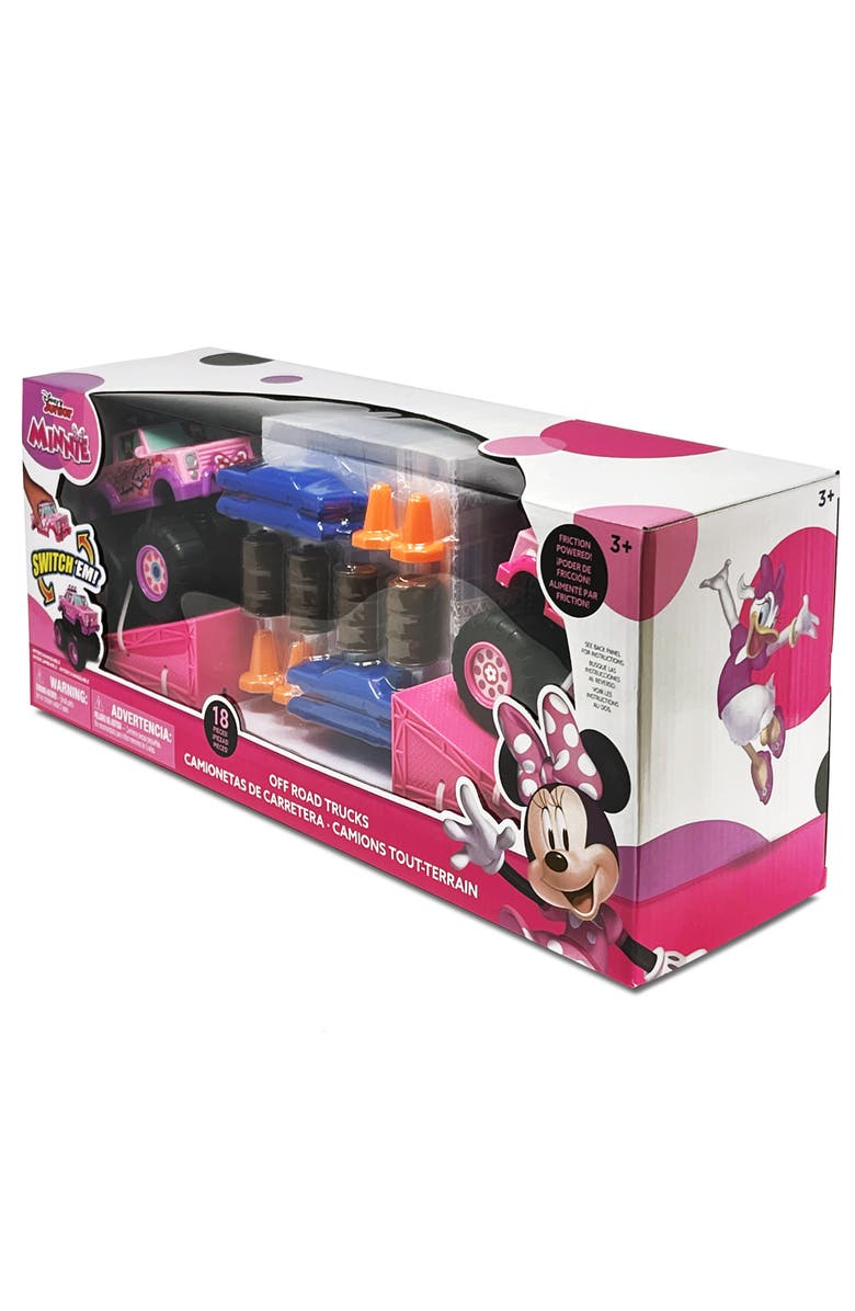 Disney Junior Minnie 18 Pc Offroad Monster Truck Playset, Alternate, color, Multicolored