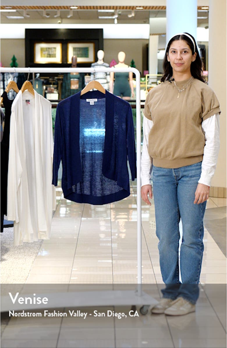 Lea Linen Cardigan, sales video thumbnail