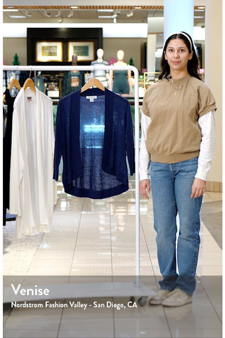 Lea Linen Cardigan video
