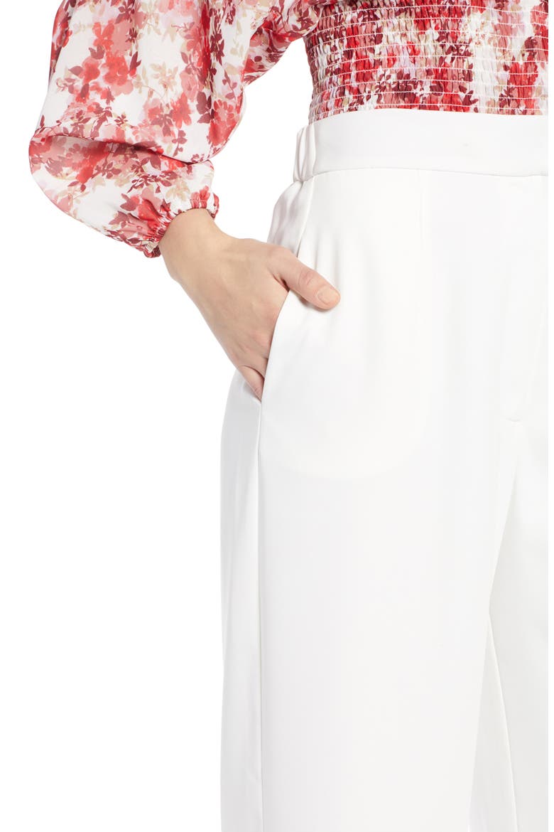 Tyson Wide Leg Crop Pants, Alternate, color, IVORY