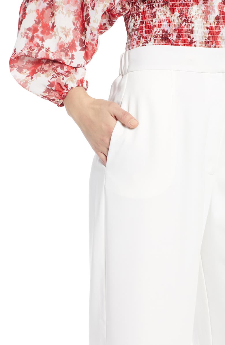 WAYF Tyson Wide Leg Crop Pants, Alternate, color, 