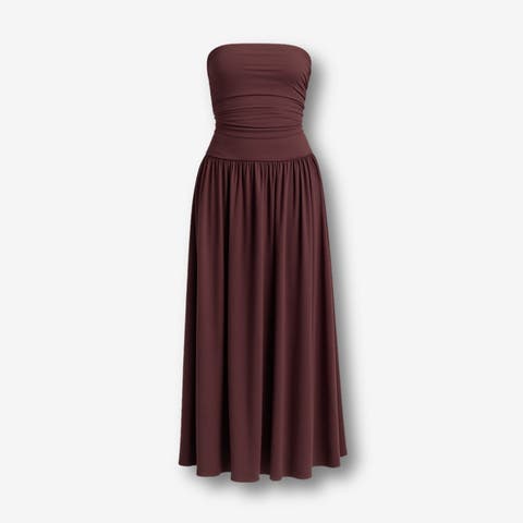 Aluna Strapless Maxi Dress