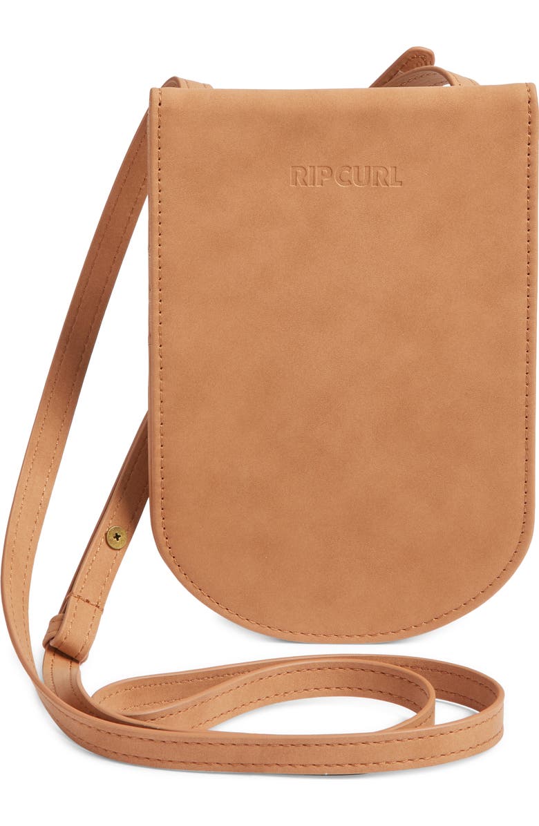 Rip Curl Premium Surf Faux Leather Wallet Crossbody, Main, color,