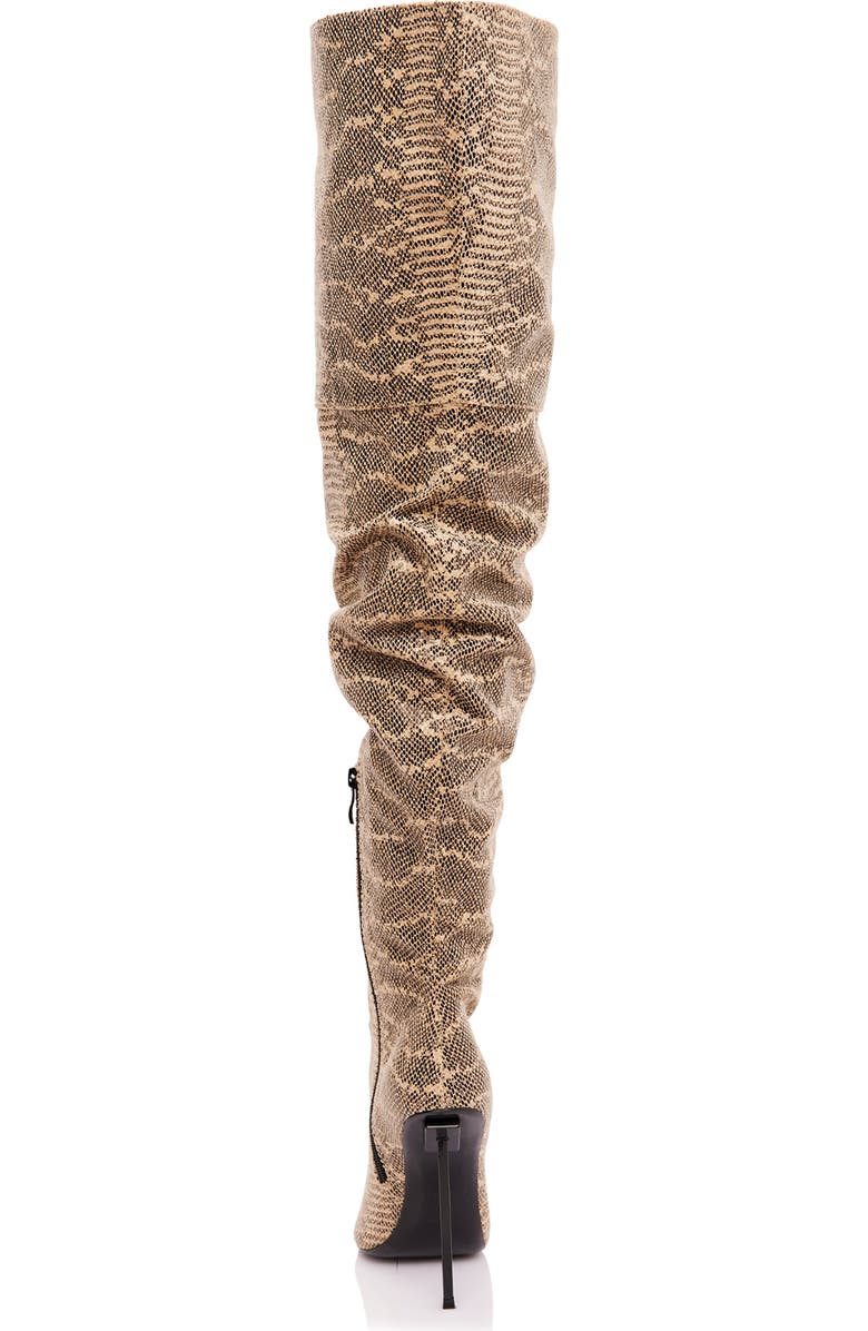 JESSICA RICH Top Tier Snakeskin Embossed Over the Knee Boot, Alternate, color,