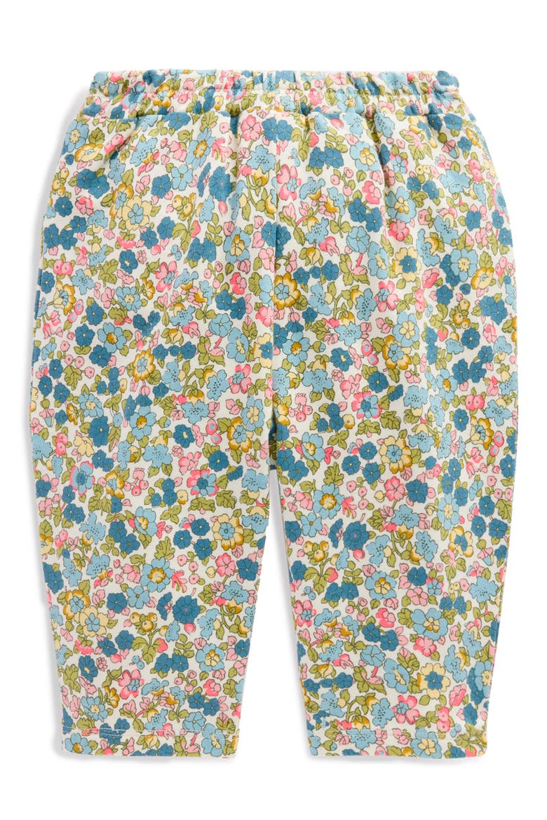 Stretch Cotton Jersey Pants, Alternate, color, BLUE DITSY FLORAL