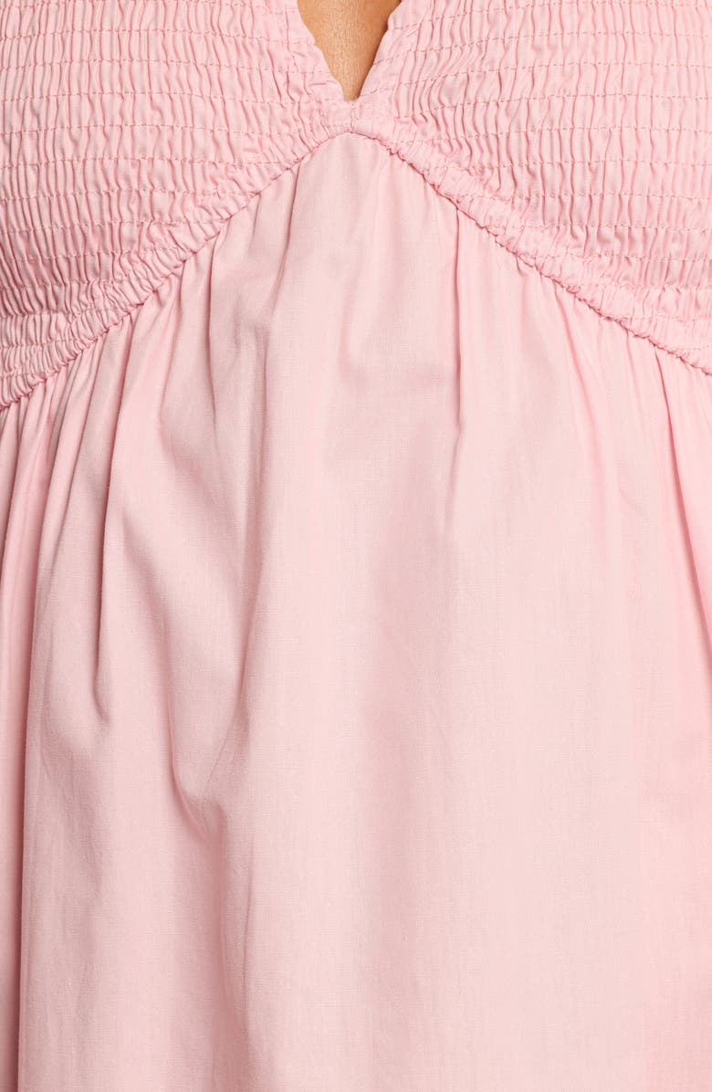 Petal & Pup Ilyana Long Sleeve Midi Dress, Alternate, color, Pink