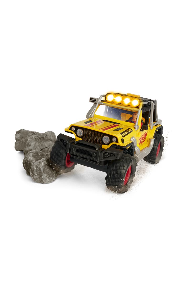 Dickie Toys HK Ltd Light & Sound Jeep Adventure Playset, Alternate, color, Multicolored