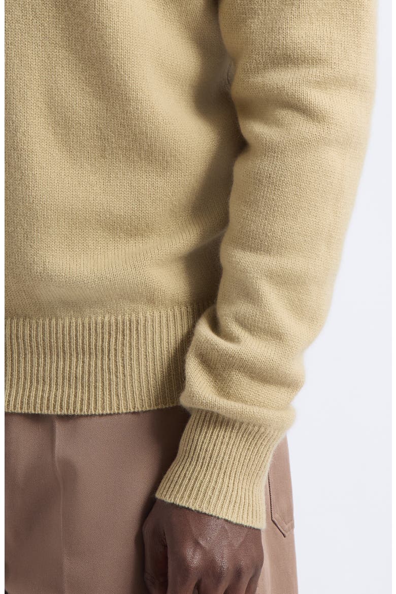 V-Neck Cashmere Sweater, Alternate, color, LINDEN