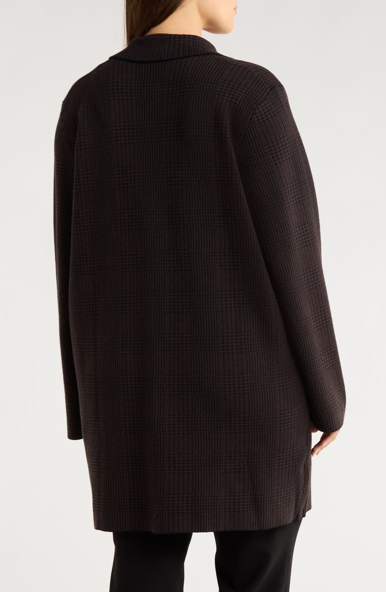 Lysse Lina Glen Plaid Jacquard Sweater Coat, Alternate, color, 