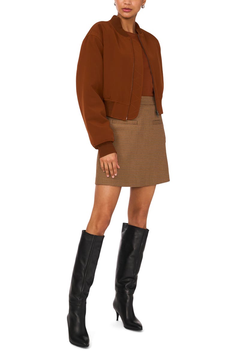 1.STATE Crop Bomber Jacket, Alternate, color, Sequoia