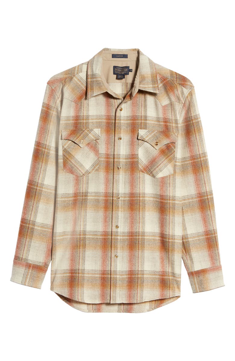 Pendleton Canyon Wool Snap Front Shirt, Alternate, color, 