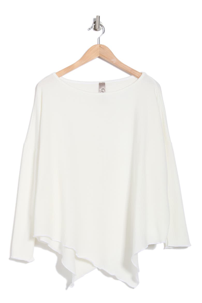 Asymmetric Hem Sweater, Alternate, color, IVORY