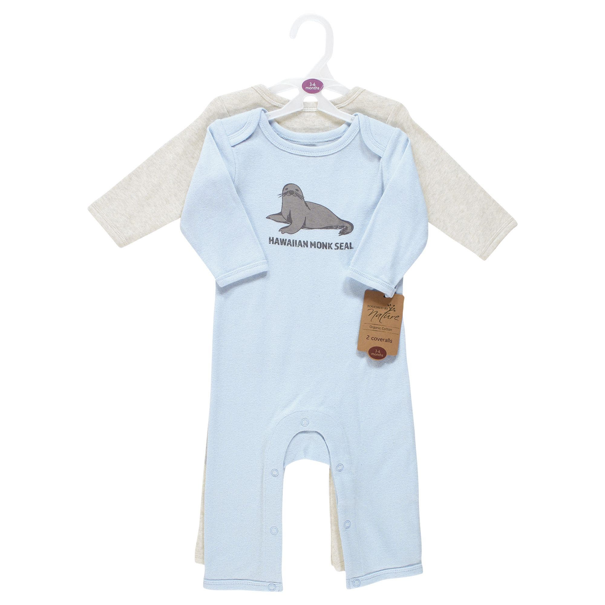 Touched by Nature Organic Double Coverall Set (baby) | Nordstrom