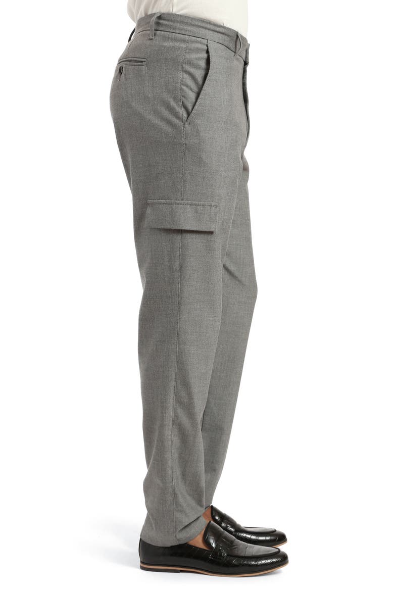 Verona Smart Straight Leg Cargo Chinos, Alternate, color, GREY SMART SPORTY
