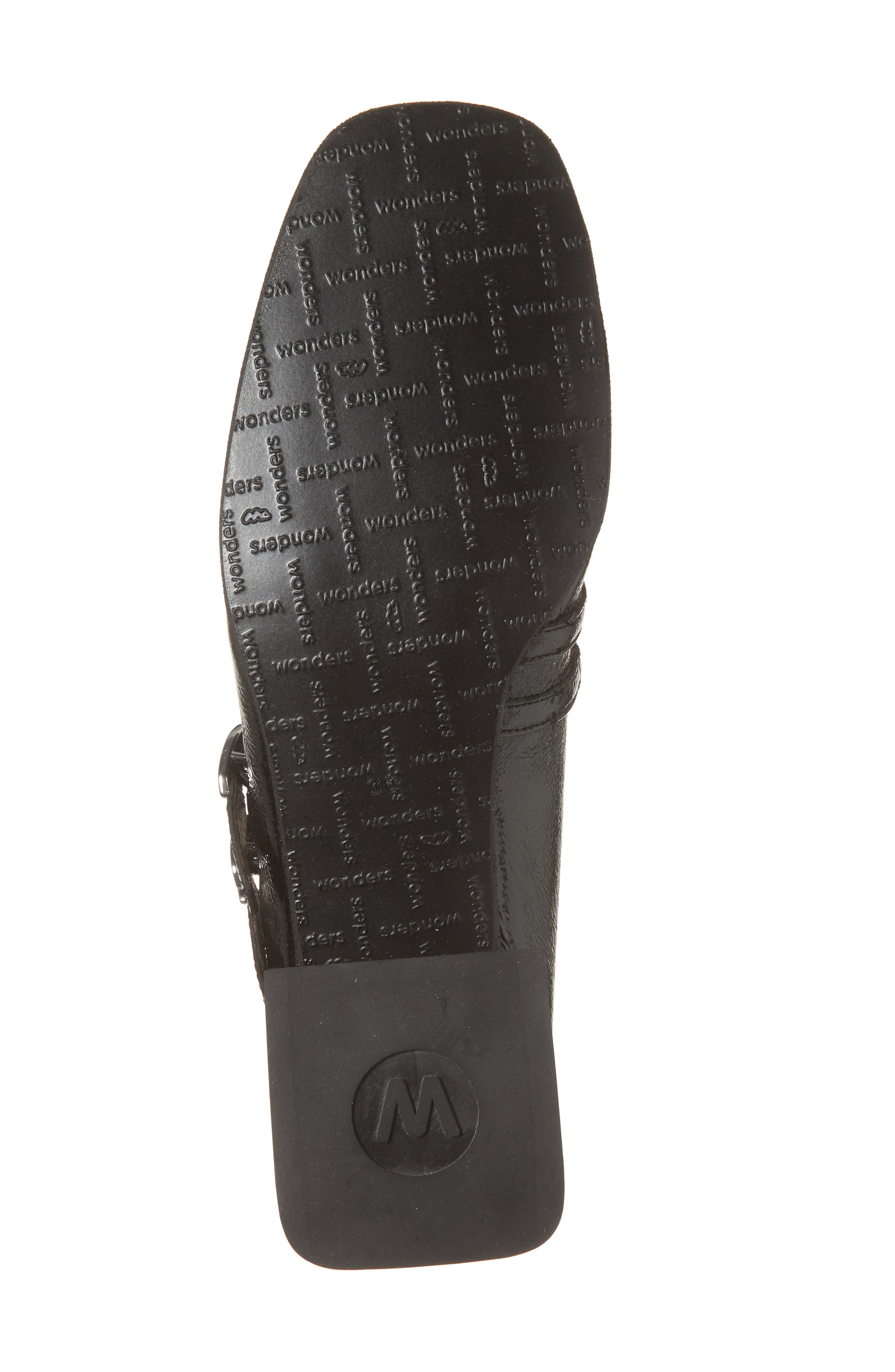 Wonders Mary Jane Pump, Alternate, color, Lack Black