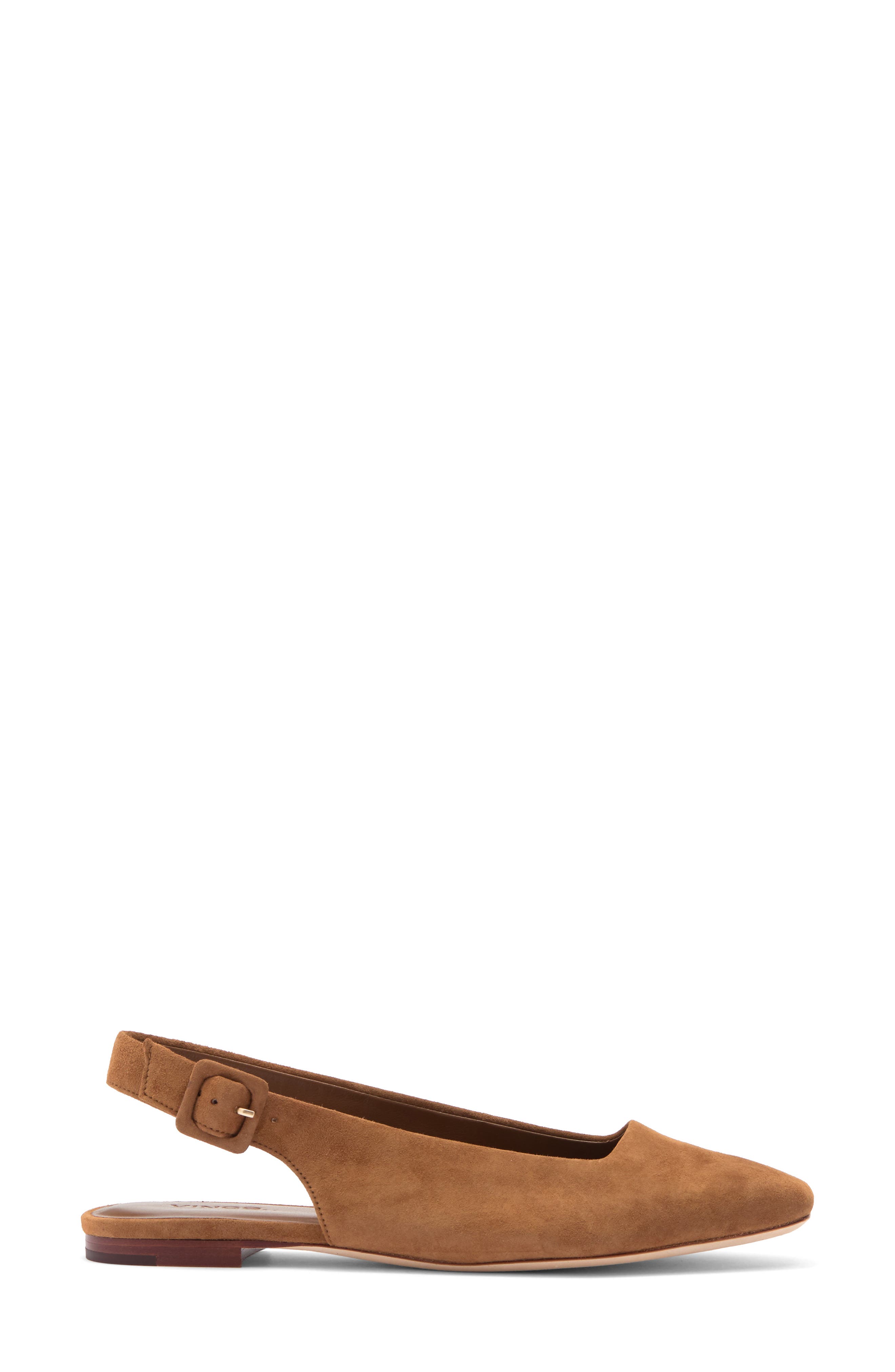 Vince Brody Slingback Flat, Alternate, color, Dark Caramel