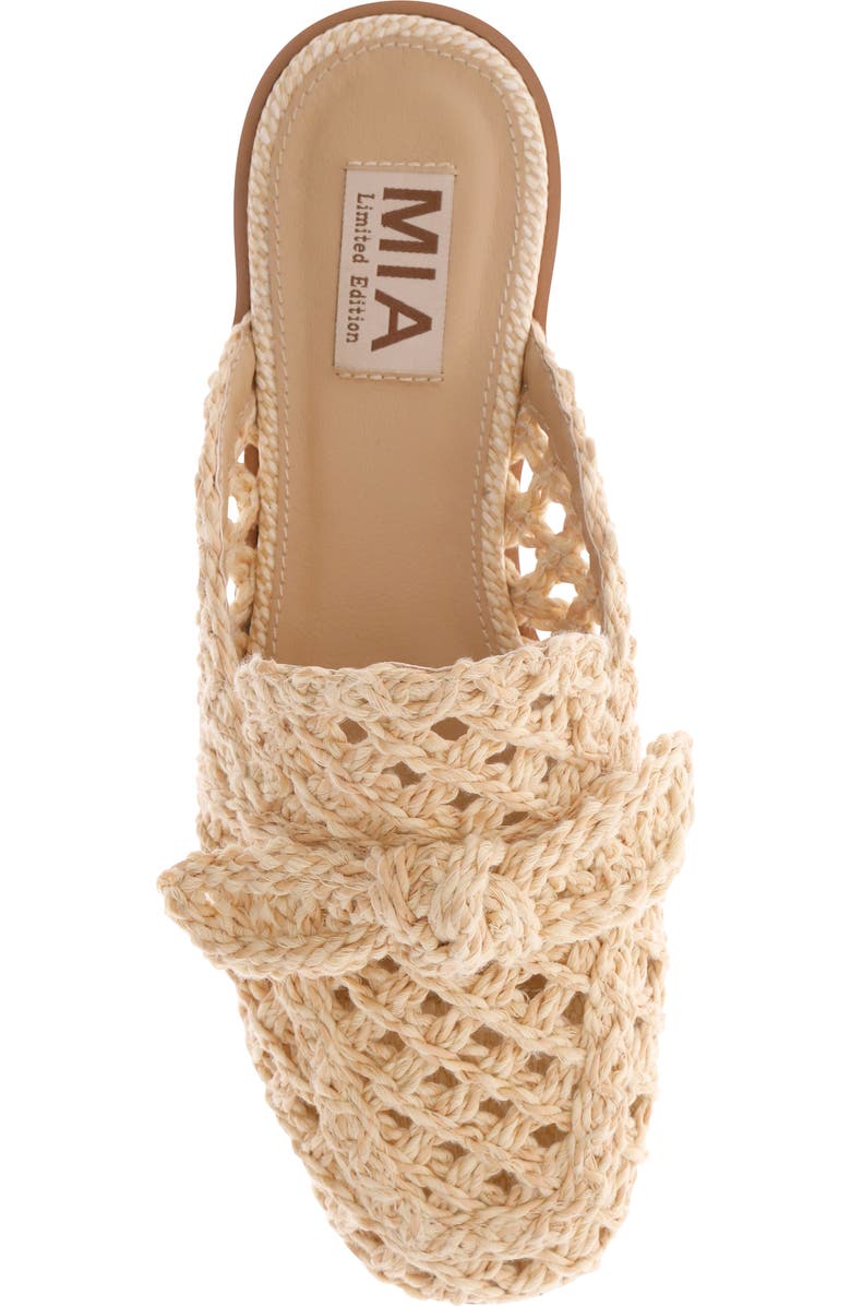 MIA Layce Woven Mule, Alternate, color, Natural Wo