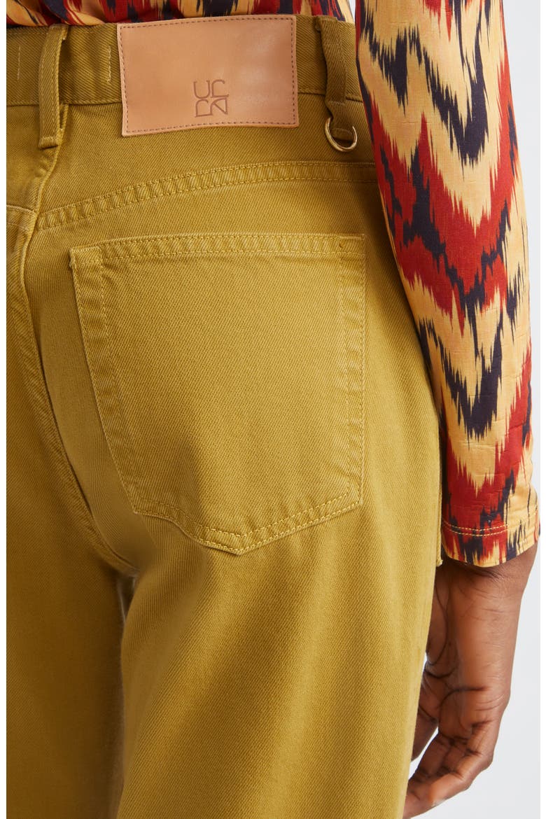 The Lou Button Fly Flare Jeans, Alternate, color, ARGAN