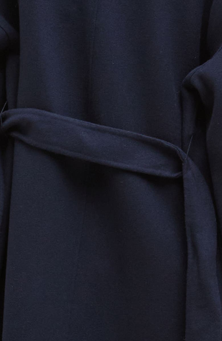 Barbour Rachel Wool Blend Coat, Alternate, color, Navy