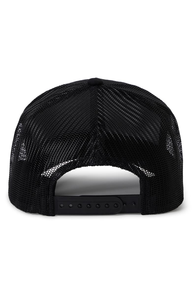 Brixton Gibson NetPlus<sup
®</sup
Trucker Hat, Alternate, color, Black/ Black