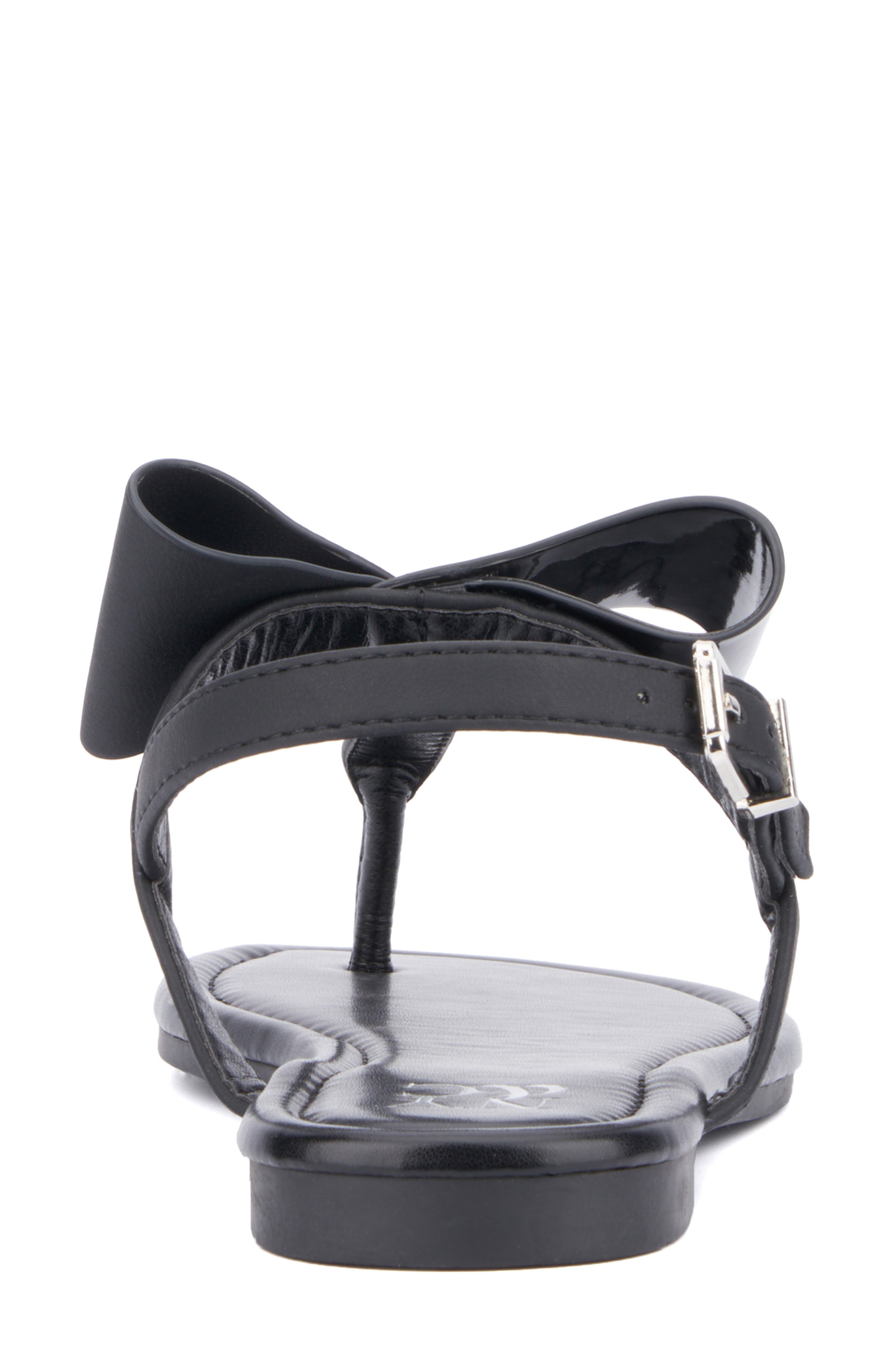 NEW YORK AND COMPANY Abril Thong Sandal, Alternate, color, Black Combo