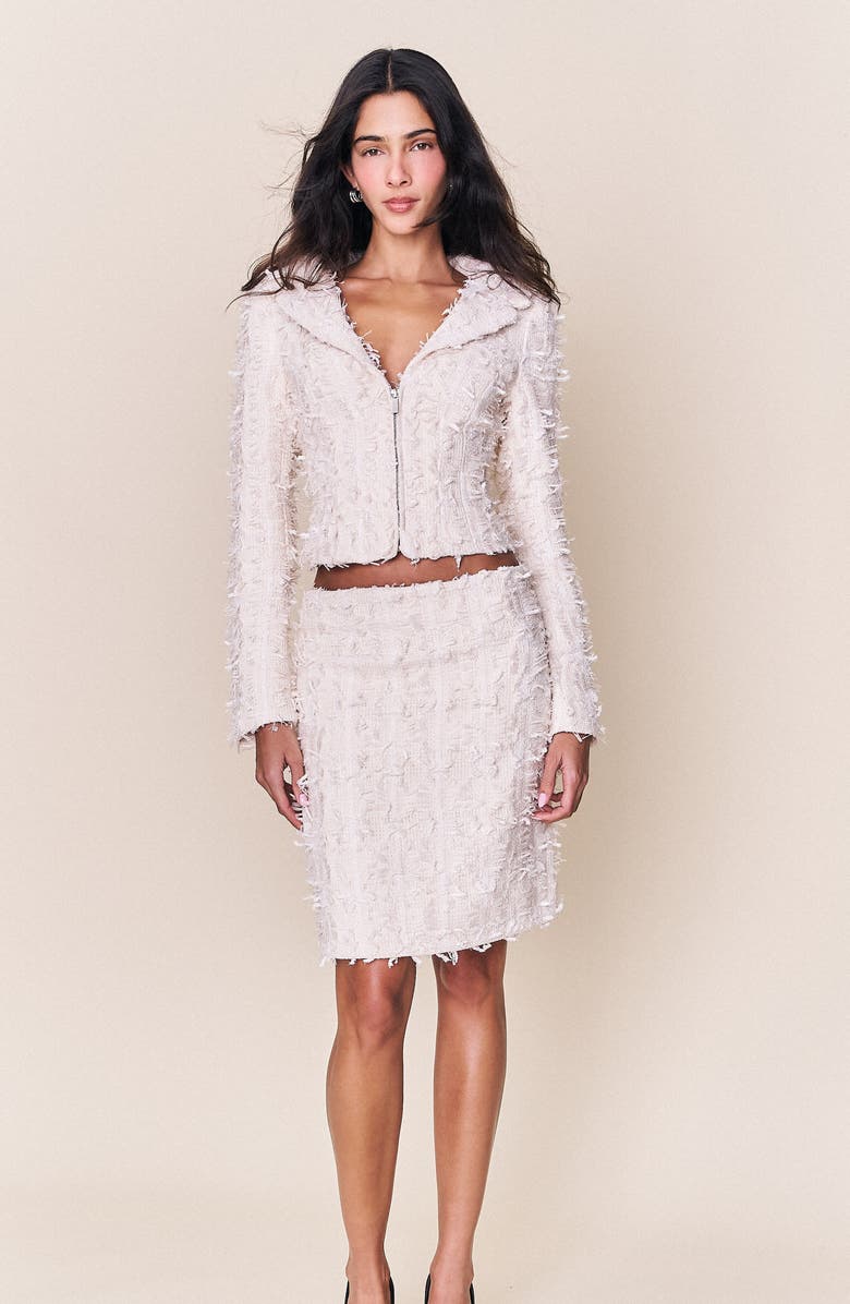 Guizio Lillian Pencil Skirt, Main, color, Snow White